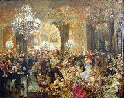 Adolph von Menzel painted oil